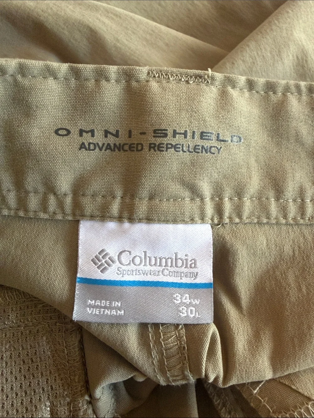 Columbia Men's Tan Outdoor Chinos